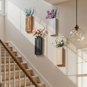 FancyPlus indoor planter set perfect for fake greens and long-lasting display.