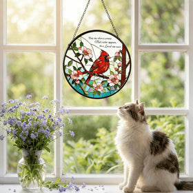 FancyPlus Sun Catcher Easy Hang demonstrates tool-free setup with suction hook