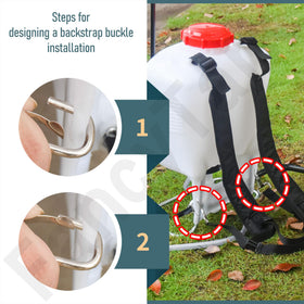 FancyTark Chapin-compatible straps upgrade your backpack sprayer.