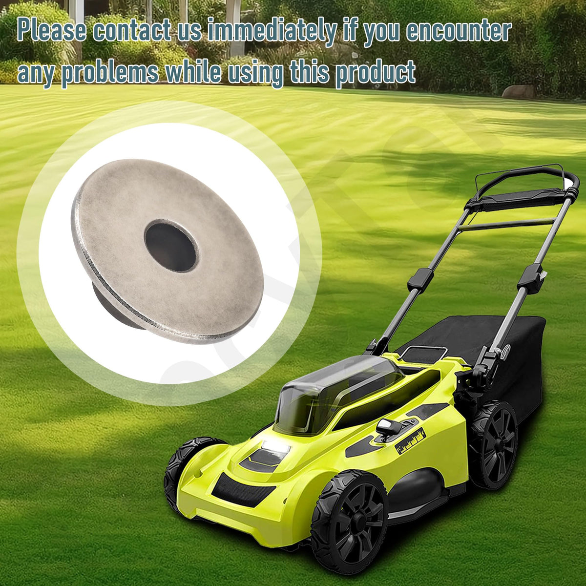 FancyTark blade mounting assembly for Ry40108 keeps mowing smooth and safe.