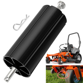 FancyTark deck roller-assembly shows durable construction for mower compatibility.