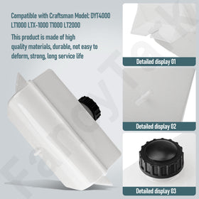 FancyTark fuel tank for Craftsman DYT4000—snug fit reduces leaks