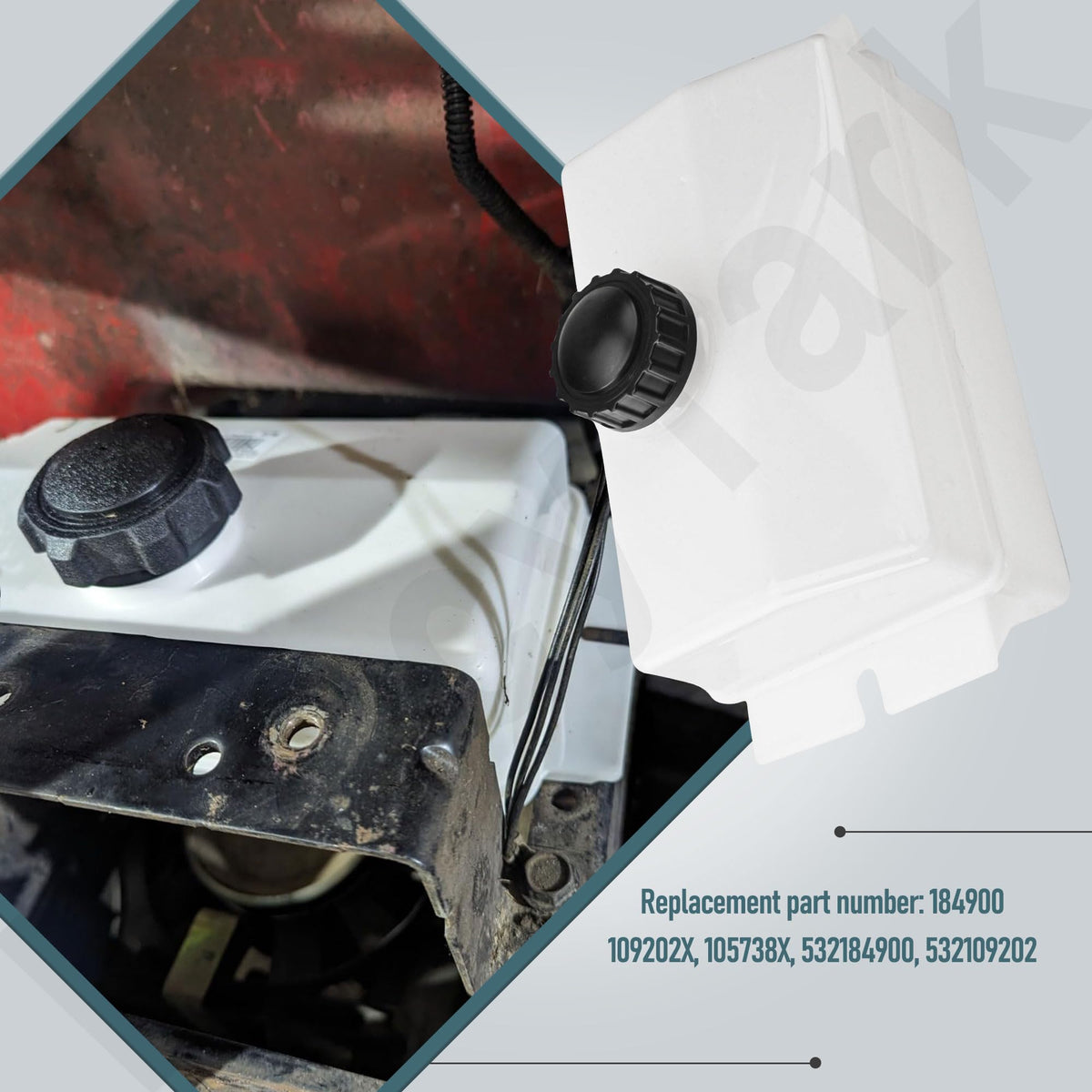 FancyTark fuel tank for Craftsman LT1000—robust design supports steady fuel flow