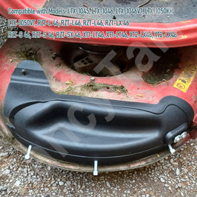 FancyTark LTX-1050KH mulch plug helps smooth mowing on 46-inch decks