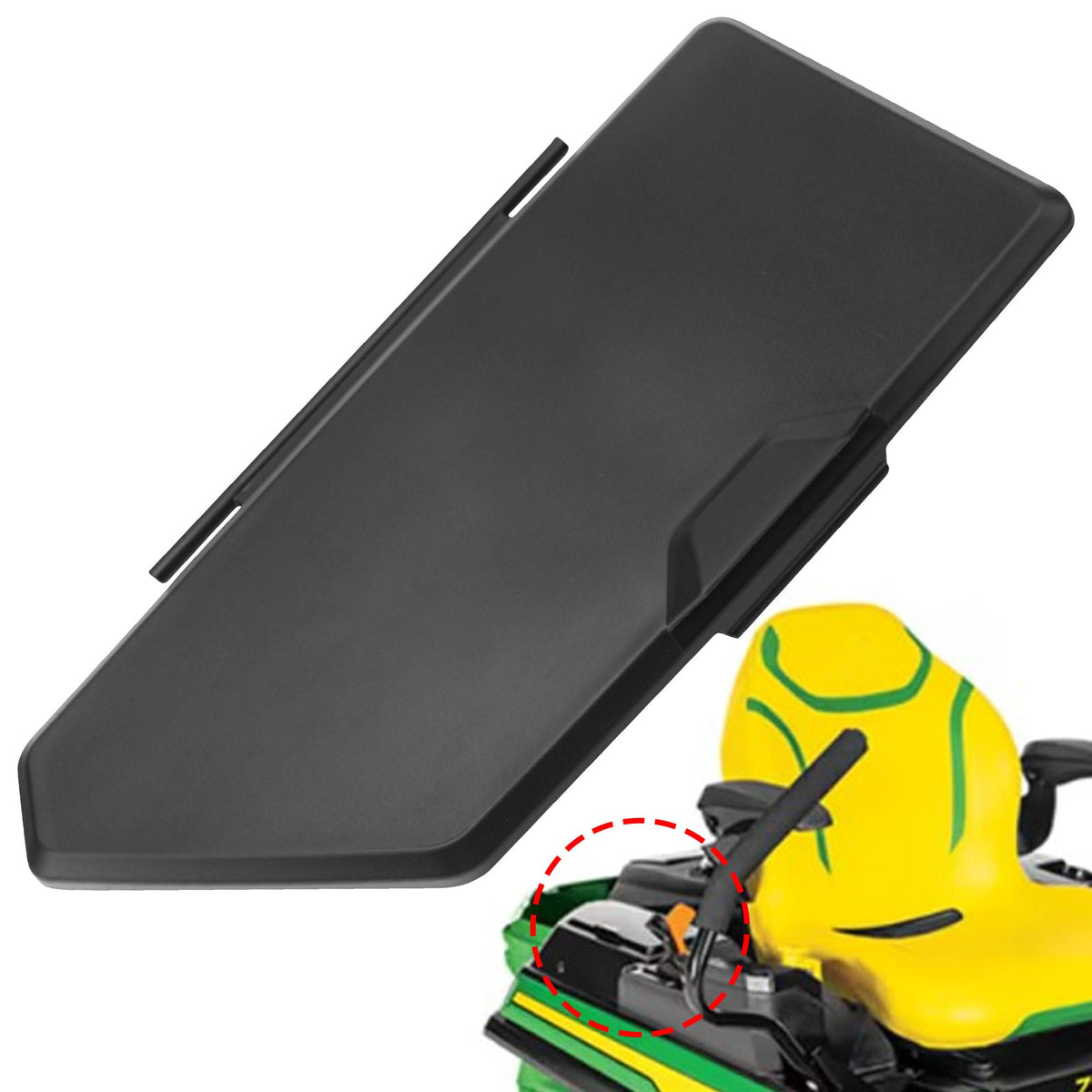 FancyTark UC32256 mower cover front view protects Z320R ZTrak from weather.