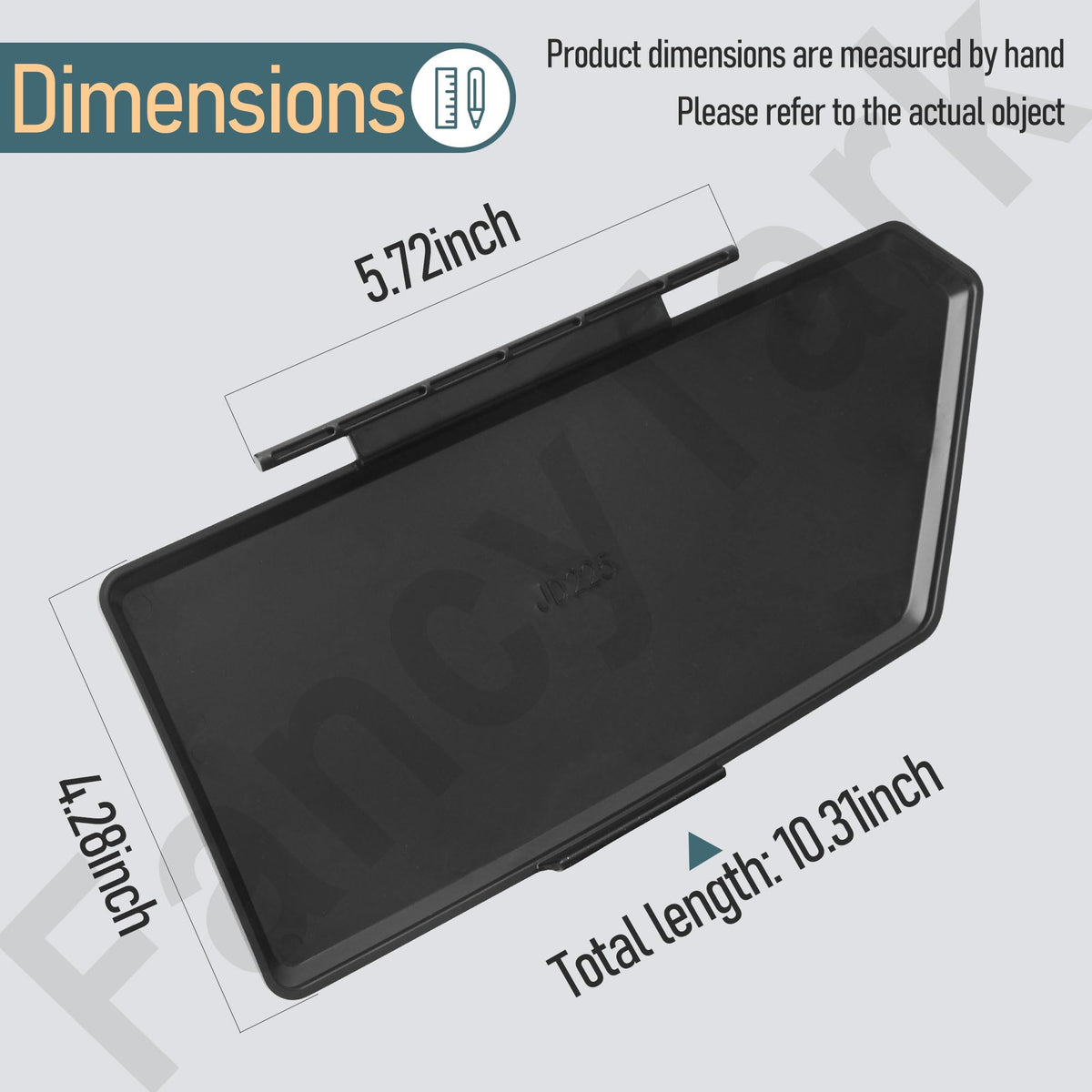 FancyTark UC32256 mower cover side view shields ZTrak tractors from elements.
