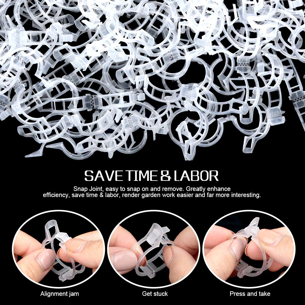 Fandamei snap-joint clips attach easily with one hand