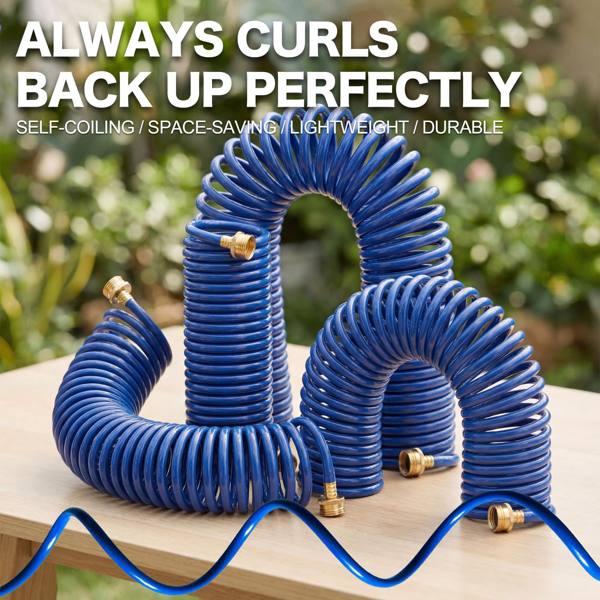 FangFarm easy-connect hose suitable for garden beds and containers.