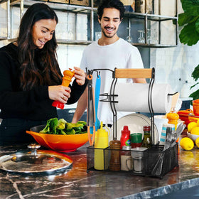 FANGSUN Grill Caddy supports versatile outdoor use for BBQs, picnics, and camping.