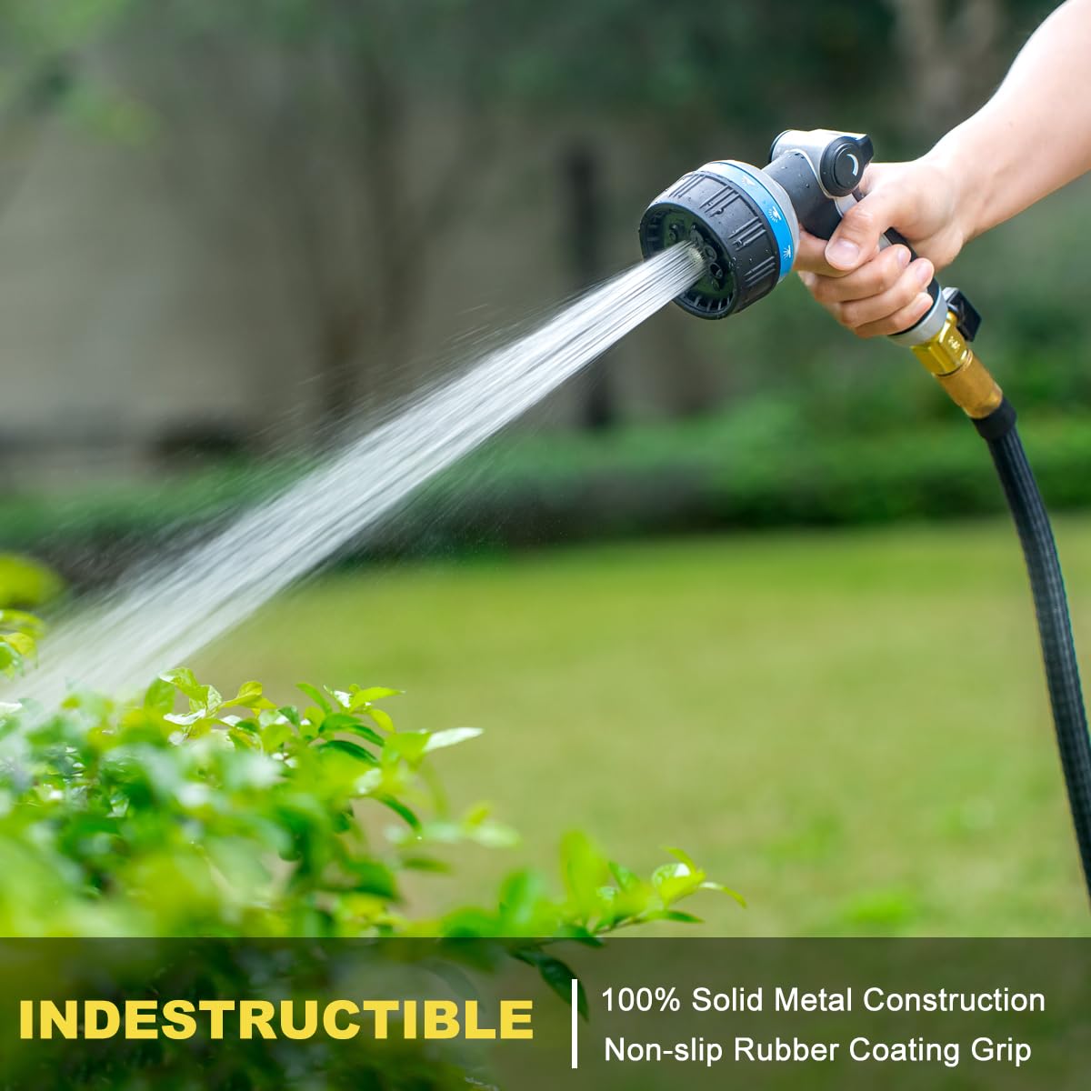 FANHAO 10-pattern nozzle offers versatile spray options for watering and cleaning
