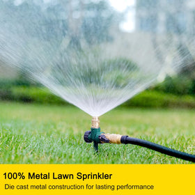 FANHAO adjustable nozzle demonstrates versatile spray patterns for lawns and gardens.