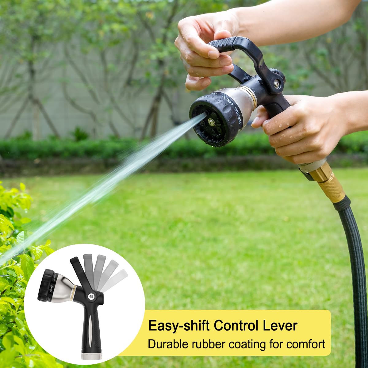 Eight-pattern spray dial on FANHAO nozzle enabling versatile cleaning and watering tasks