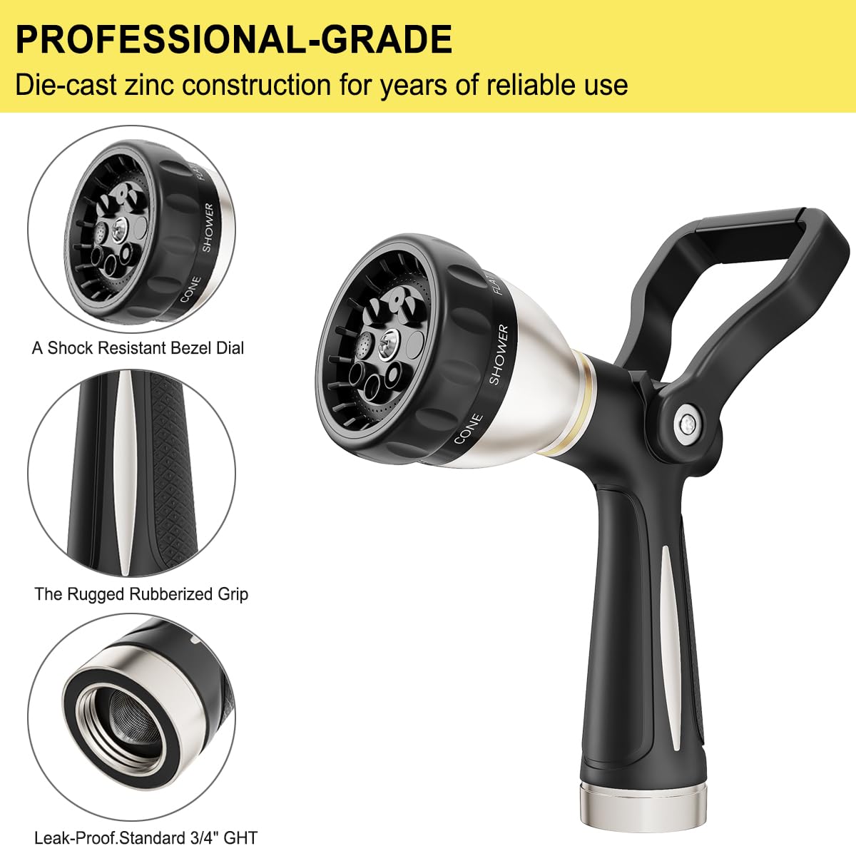 FANHAO ergonomic non-slip grip designed for wet conditions and comfortable spraying