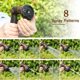 FANHAO ergonomic rubber-handle provides non-slip comfort during longer watering sessions.