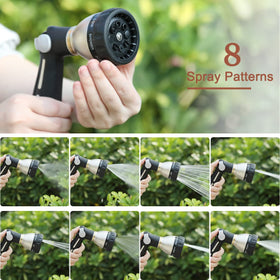 Ergonomic rubber handle on FANHAO nozzle provides anti-slip grip