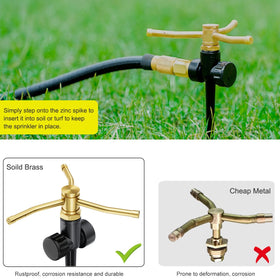FANHAO expandable connectors allow linking multiple sprinklers.