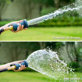 FANHAO Fireman nozzle high-pressure-machined-brass delivers powerful jet for tough cleaning.