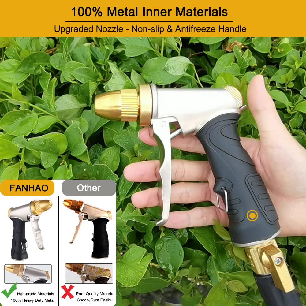 FANHAO nozzle demonstrates four patterns for versatile watering tasks