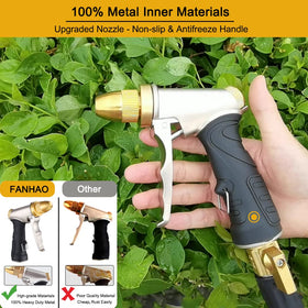FANHAO nozzle demonstrates four patterns for versatile watering tasks
