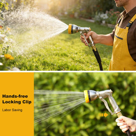 FANHAO nozzle with lock-bar design reducing hand fatigue during use.