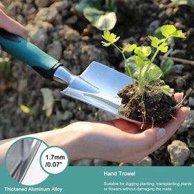 FANHAO hand rake for soil loosening and debris removal