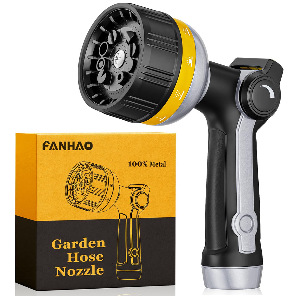 FANHAO heavy-duty hose nozzle with metal body for durable performance.
