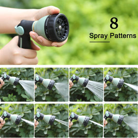 High-pressure jet pattern cleans stubborn dirt from driveways and tools.