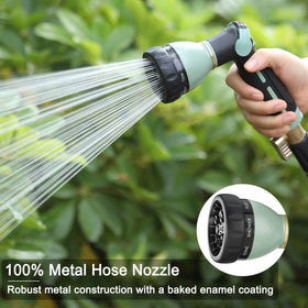 FANHAO nozzle with eight-pattern dial offers versatile watering options for plants and cleaning.