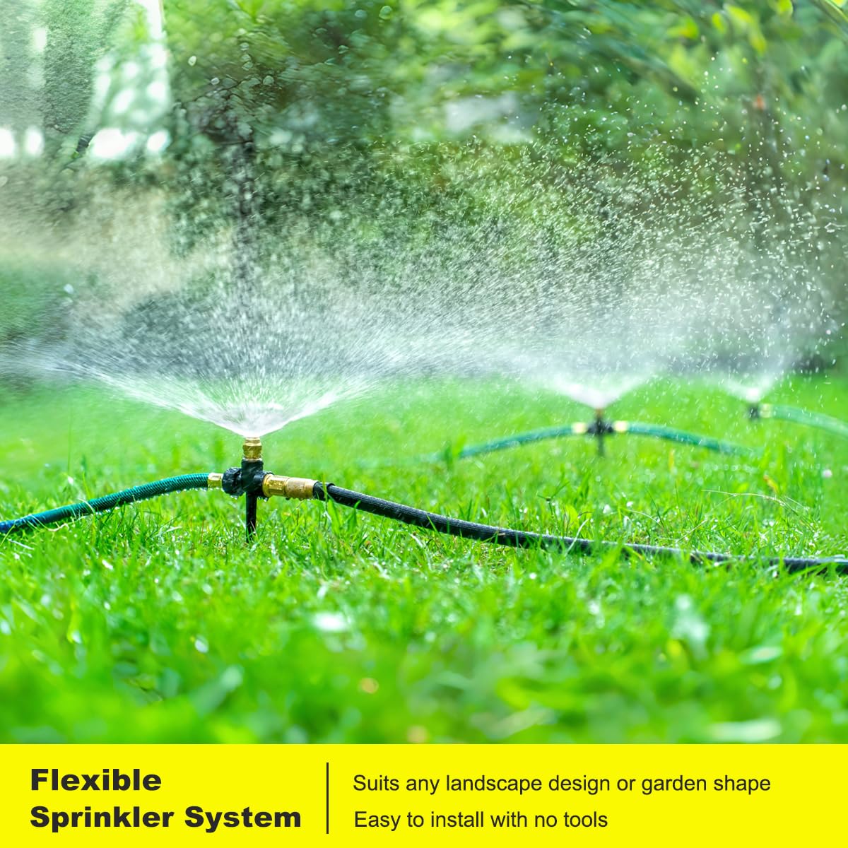 FANHAO metal adjustable sprinkler head offering multiple spray patterns for precise watering