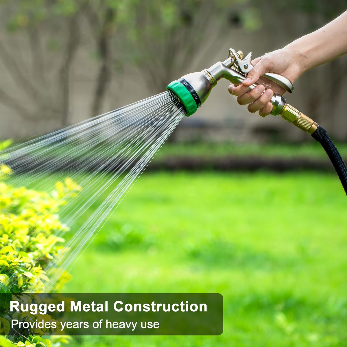 FANHAO metal construction close-up dial highlights precise, leak-free hose connection