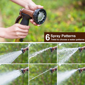 FANHAO metal nozzle with rubberized bezel for durable handling
