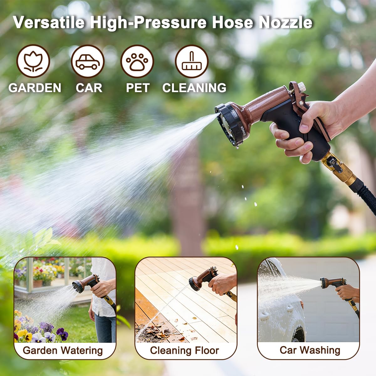 FANHAO nozzle front view highlighting shock-resistant design