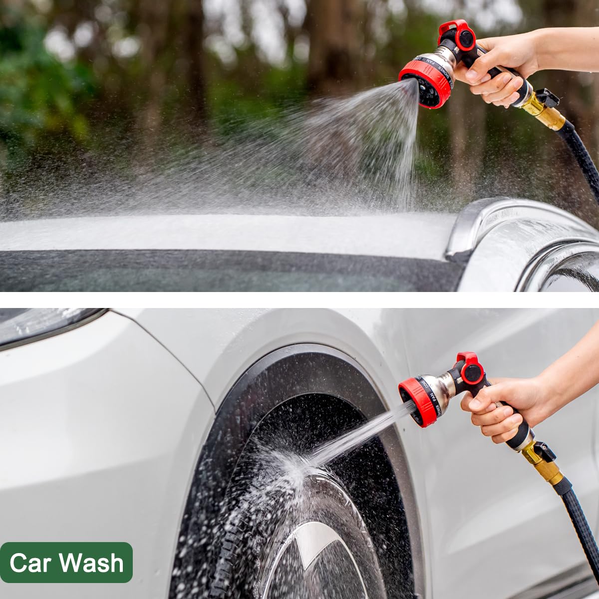 FANHAO nozzle ideal for washing cars patios pets and garden beds