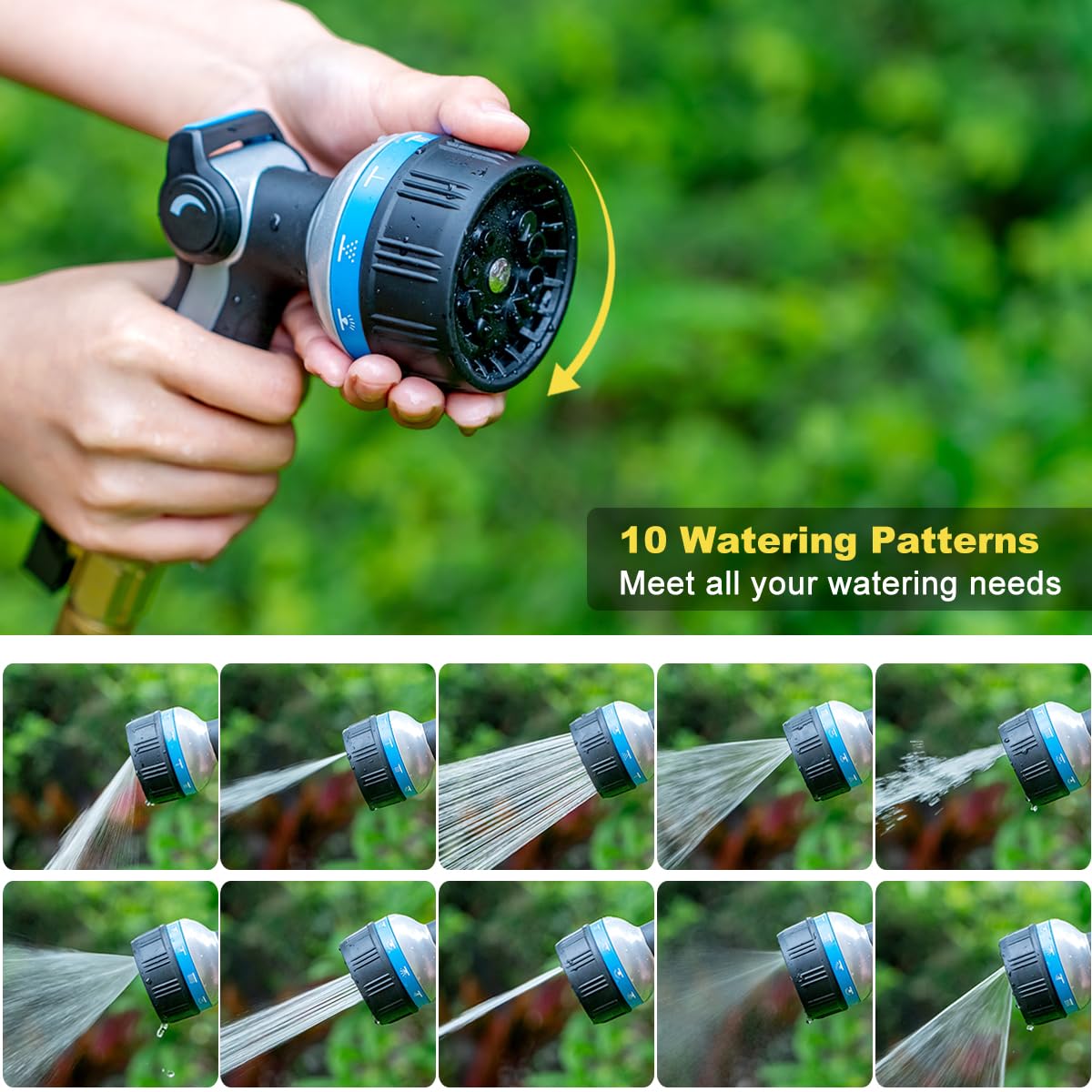 FANHAO on-off valve nozzle provides precise water control while spraying