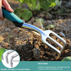 FANHAO rubberized handle provides comfortable grip during use