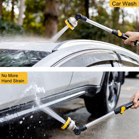 FANHAO 16-inch wand attached to standard 3/4-inch hose for universal compatibility.