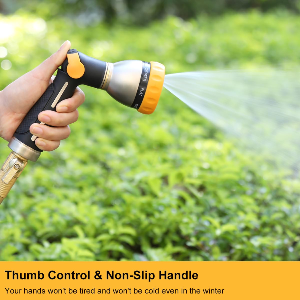 FANHAO fits standard 3/4-inch hoses without adapters.