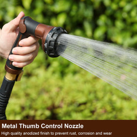 FANHAO thumb-control lever allows easy one-finger water flow adjustment.