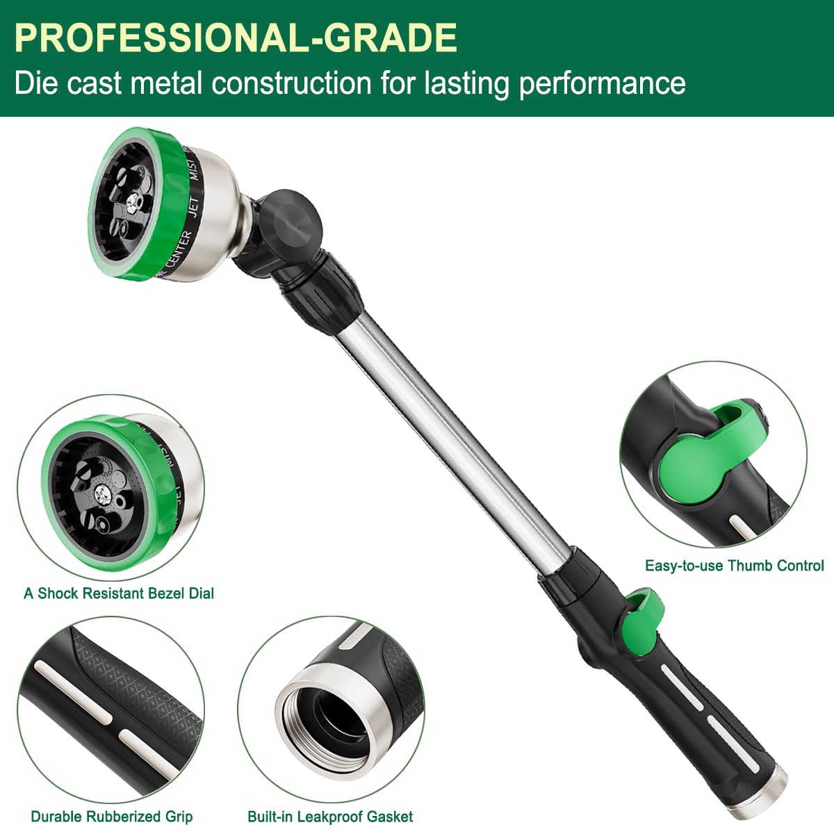 FANHAO thumb control wand, easy one-handed operation.
