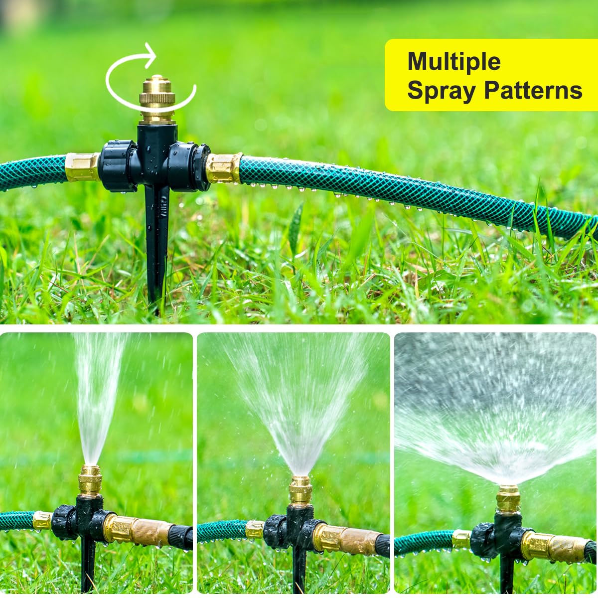 FANHAO twist-free triple-layer braided hose resists kinking during irrigation