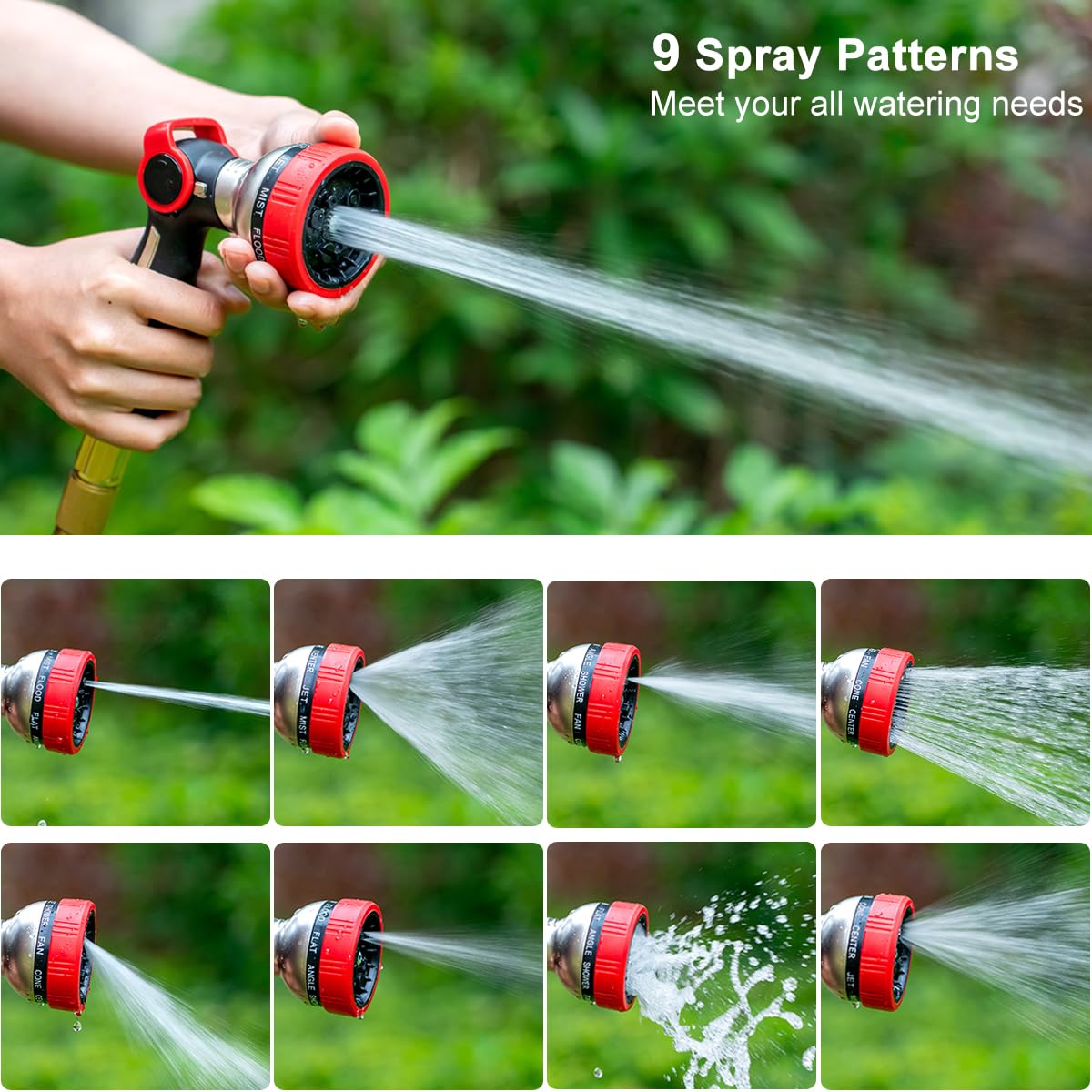FANHAO universal fit works with standard 3/4 inch hoses, no adapters needed