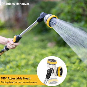 FANHAO durable aluminum core wand resists drops during outdoor watering tasks.