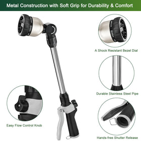 FANHAO ergonomic pistol grip with trigger for comfortable long spraying.