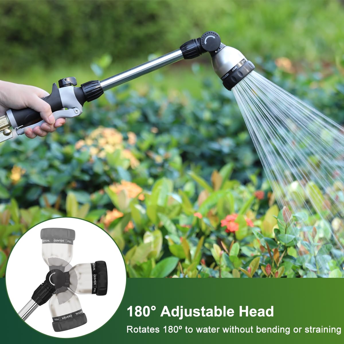 FANHAO hold-open clip enables continuous spraying in tight spots.