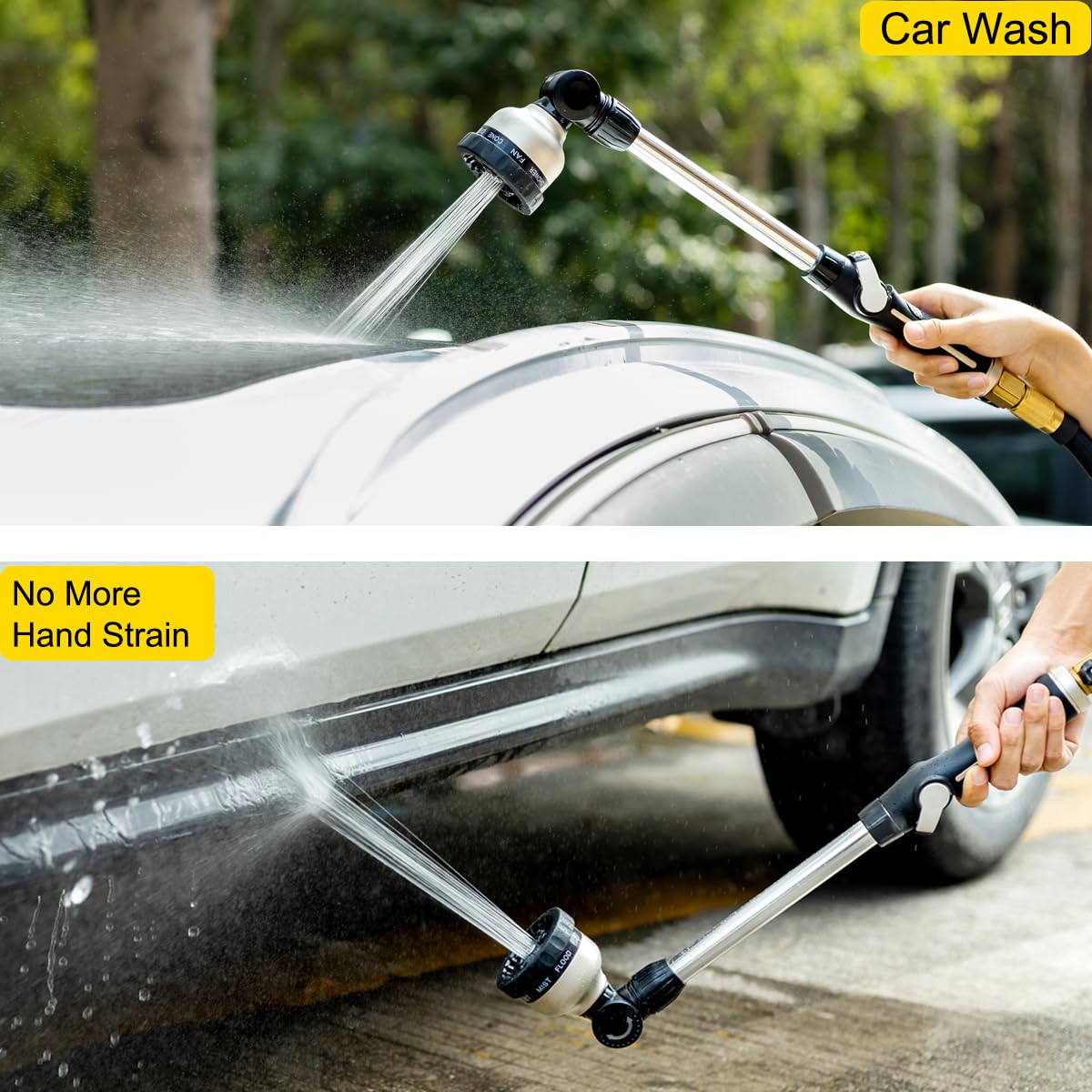 FANHAO fits standard 3/4-inch hoses for easy setup.