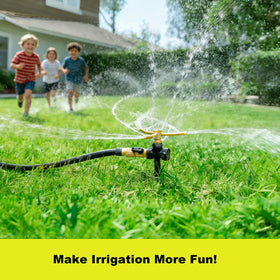 FANHAO wide-area irrigation for lawns, beds, and patios.
