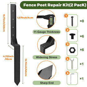 Fanmoss galvanized screws 20-pack provide durable, rust-resistant fastening for repairs.