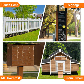 Fanmoss garden and estate fences benefit from sturdy repair kit.