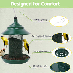 Fanosy Finch Feeder easy refill and cleaning without tools.
