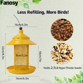 Fanosy rust-resistant powder coating guards against rain and sun in harsh weather.